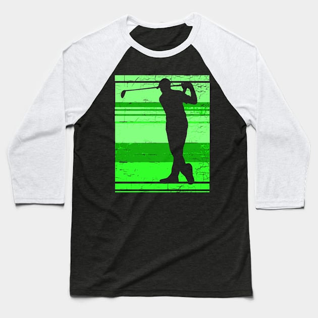 Golf Golfer Baseball T-Shirt by Imutobi